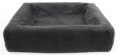 Bia bed fleece hoes hondenmand | grijs 60x50x12,5 cm