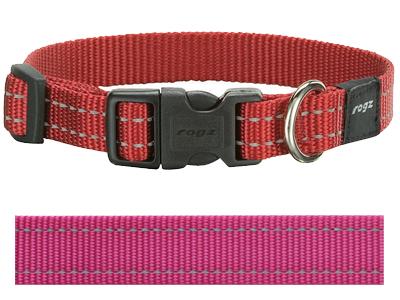 Rogz for dogs snake halsband roze | 16 mm x 26-40 cm