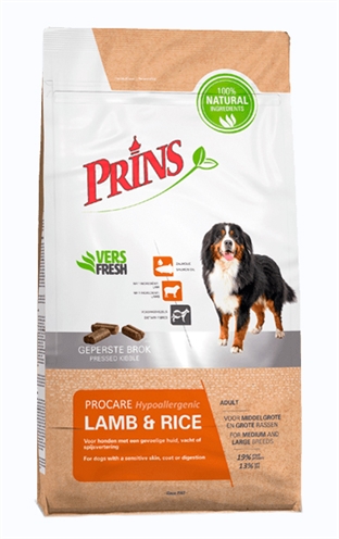 Prins procare lam / rijst | 3 kg hondenvoer