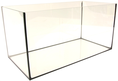 Merkloos aquarium met zwarte kit | 30x20x20 cm