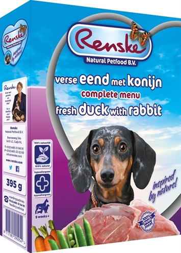 Renske vers vlees eend / konijn | 10x395 gr