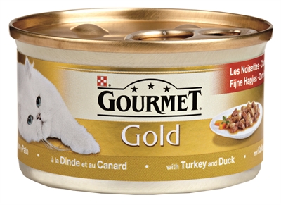 Gourmet goude fijne hapjes kalkoen/eend | 24x85 gr