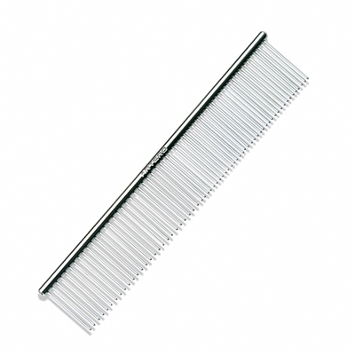 Artero metalen kam fijn/grof | groot 19 cm met ronde greep