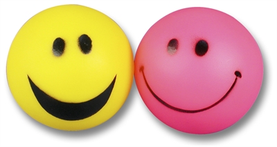 Happy pet vinyl smiley bal | 6,5 cm