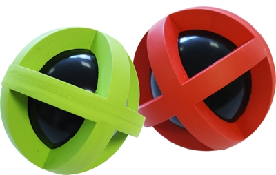 Happy pet boingo bal | groen of rood 10x10x10 cm