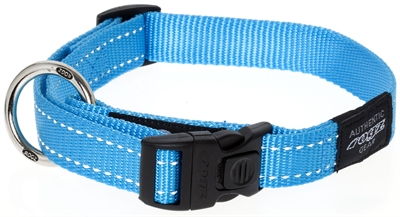 Rogz for dogs fanbelt halsband turquoise | 20mm x 34-56 cm