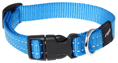 Rogz for dogs snake halsband turquoise | 16 mm x 26-40 cm
