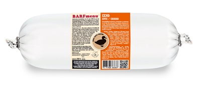 Barfmenu eend kattenvoer
