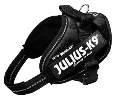 Julius k9 idc power-harnas | zwart mini 49-67 cm