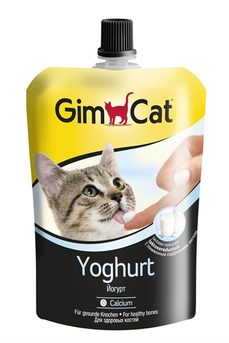 Gimcat yoghurt pouch voor katten | 150 gr