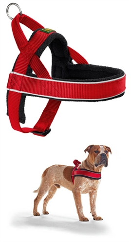 Hunter harnas norweger racing nylon rood / zwart