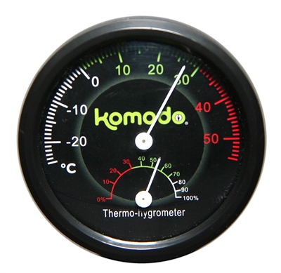 Komodo thermometer / hygrometer anaolg | 8 cm