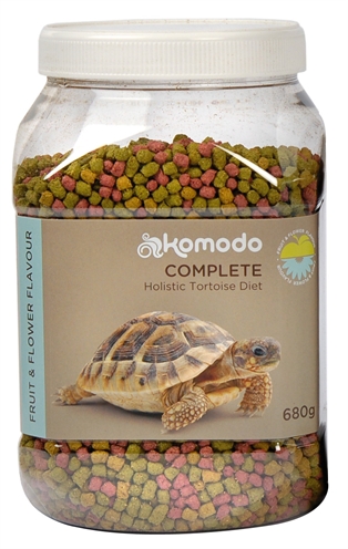 Komodo voer schildpad fruit / bloem