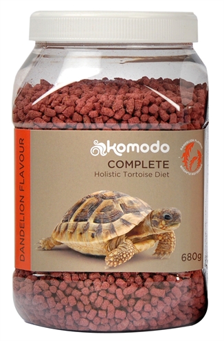 Komodo voer schildpad paardenbloem