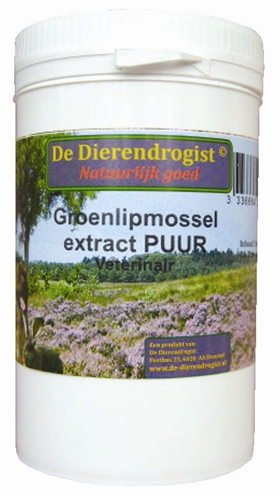 Dierendrogist groenlipmossel extract 200 gr | veterinair