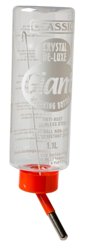 Classic drinkfles plastic konijn | 1000 ml