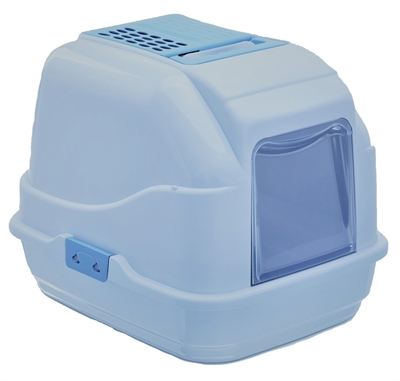 Imac kattenbak easy cat | blauw 50x40x40 cm