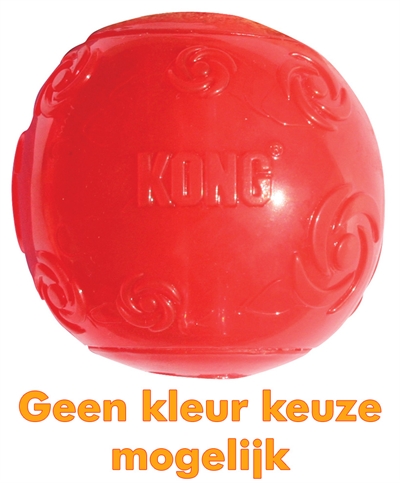 Kong squeezz ball | medium 6 cm hondenrubber speeltje