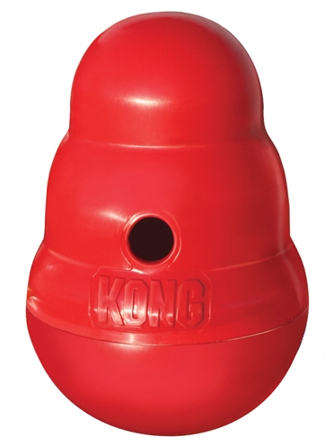 Kong wobbler rood | 15,5x11x11 cm