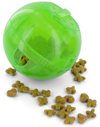 Petsafe slimcat voerbal groen | interactief voerspel voor katten