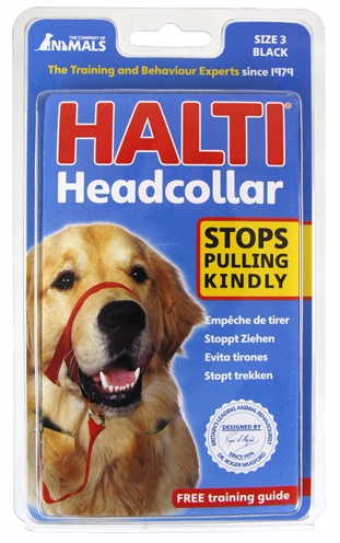 The company of animals halti headcollar zwart | nr 3