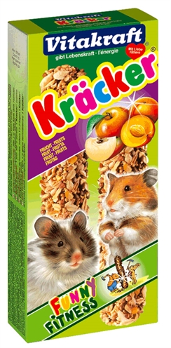 Vitakraft hamster kracker fruit | 2 in 1 snack
