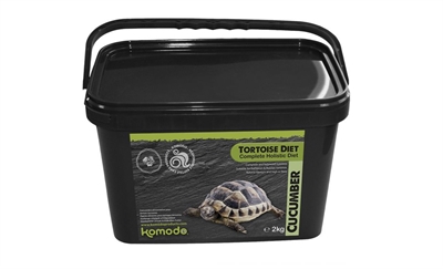 Komodo voer schildpad komkommer