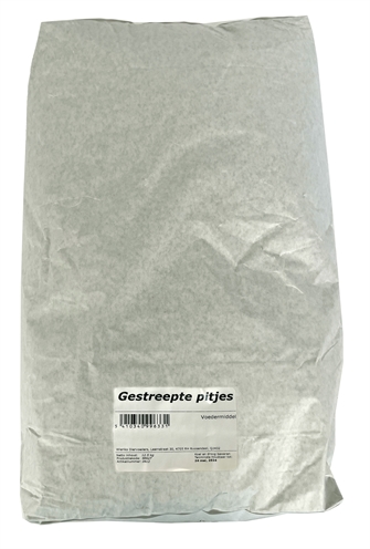 Merkloos zonnebloempitten gestreept | 12,5 kg