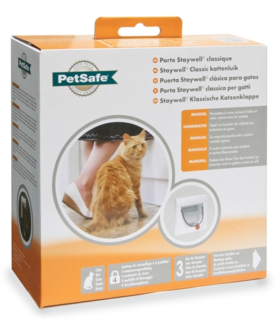 Petsafe kattenluik met tunnel wit | optie 917