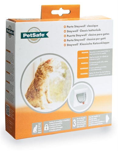 Petsafe kattenluik four way wit | optie 919