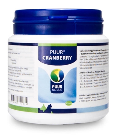 Puur natuur cranberry | 90 capsules