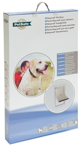 Petsafe hondenluik aluminium wit | geschikt tot 100 kg