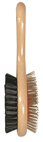 Soft protection salon houten borstel dubbel | large 22,5x7x6 cm
