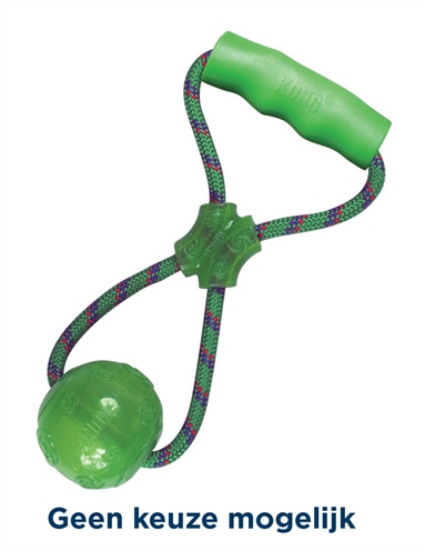 ! kong squeezz ball met handvat