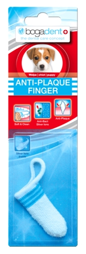 Bogadent plaque vinger tandenborstel puppy | tandverzorging hond