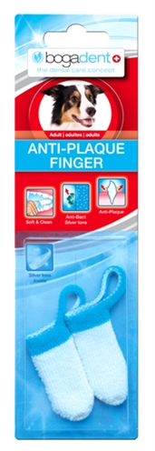 Bogadent plaque vinger tandenborstel adult | 2 st