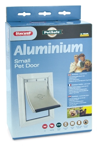 Petsafe hondenluik 600 aluminium wit | tot 7 kg