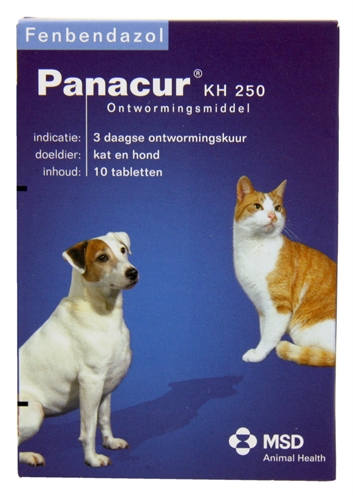 Panacur hond / kat | 250 mg 10 tablet