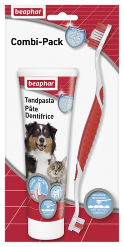Beaphar tandpasta en borstel combi-pack | dierenverzorging