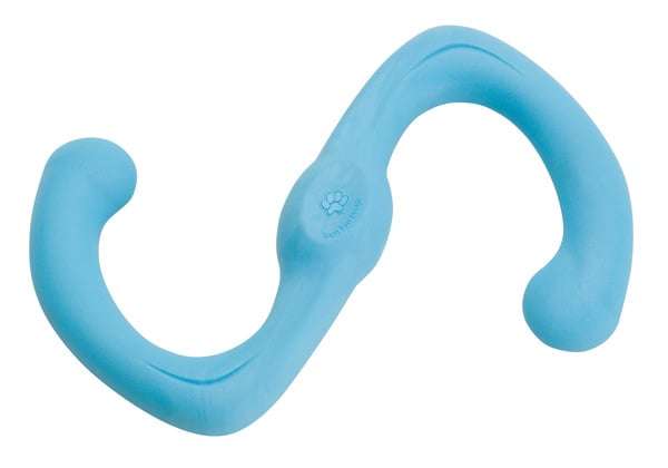 West paw hondenspeelgoed zogoflex bumi large 25,4 cm – aqua blauw