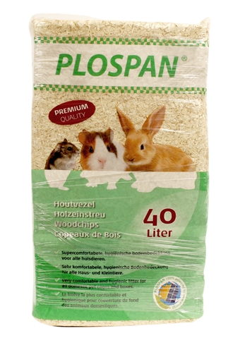PLOSPAN HOUTVEZEL Stofarm, dierenartsaanbevolen voor paarden & knaagdieren - 40 L