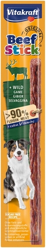 VITAKRAFT Beefstick Hond Wild 95% vlees, 30% eiwit - Naturel - 12 g