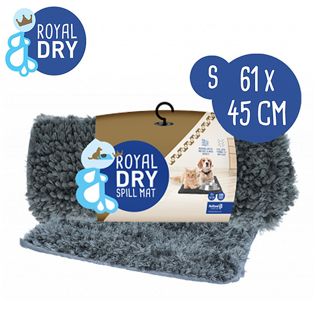 Royal Dry Mikrofaser-Napfunterlage für Hunde und Katzen 61 x 45 cm
