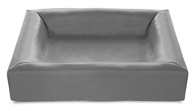 BIA Hondenmand Bia-2 Polyether kern voor correcte gewichtsverdeling en opstaande rand - Grijs - 60x50x12,5 cm