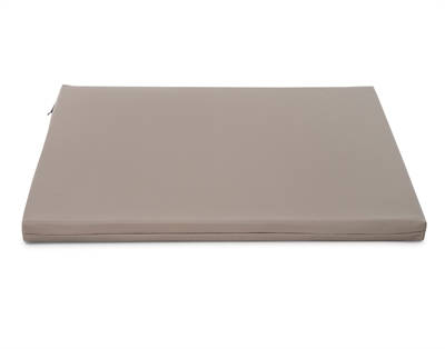 BIA Matras Ligbed Bia Bed Polyether-kern voor correcte gewichtsverdeling, kunstleer hoes reinigbaar - Taupe - 105x66 cm