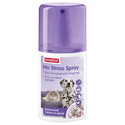 BEAPHAR No Stress Spray Kat & Hond Valeriaan kalmerend - Vermindert sproeien, verlatingsangst en angstig gedrag