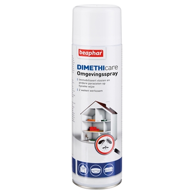 BEAPHAR Omgevingsspray DIMETHICARE Dimethicone immobiliseert vlooien en teken, werkt op alle levensstadia - 400 ml