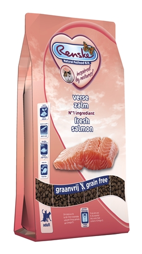 RENSKE Kattenvoer Super Premium Adult Verse Zalm 36% - Graanvrij, laag jodium - 6 kg