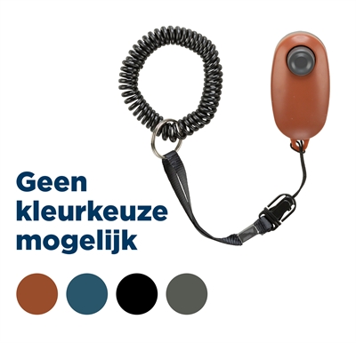 TRIXIE Dog Activity Soft Clicker - Basisclicker met lus, consistent geluid & handleiding - Assorti - Universeel