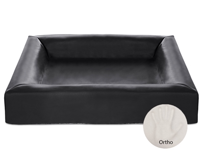 BIA Orthopedisch hondenbed Bia-4 Drukverlagend, vermindert gewrichtspijn - Zwart - 85x70x15 cm
